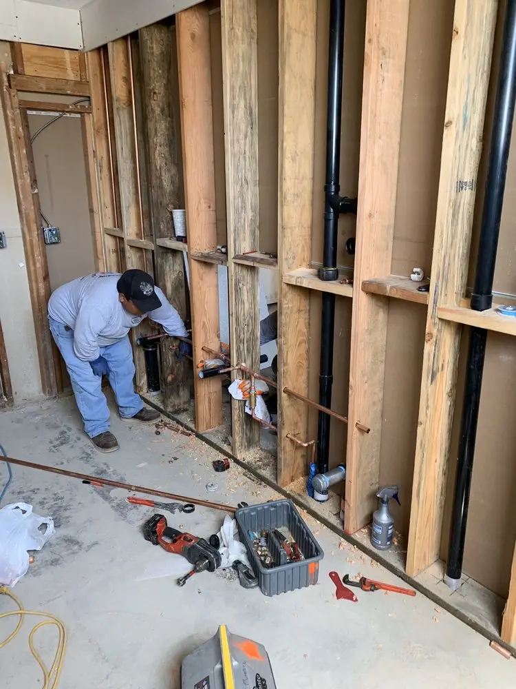 Commercial rough-in plumbing for Water Heater Replacement in Rondout